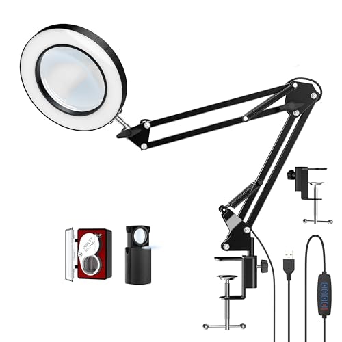 Lightswim 10X LED Magnifier Desk Lamp with Clamp: $14.95 Lightswim 10X LED Magnifier Desk Lamp with Clamp: $14.95