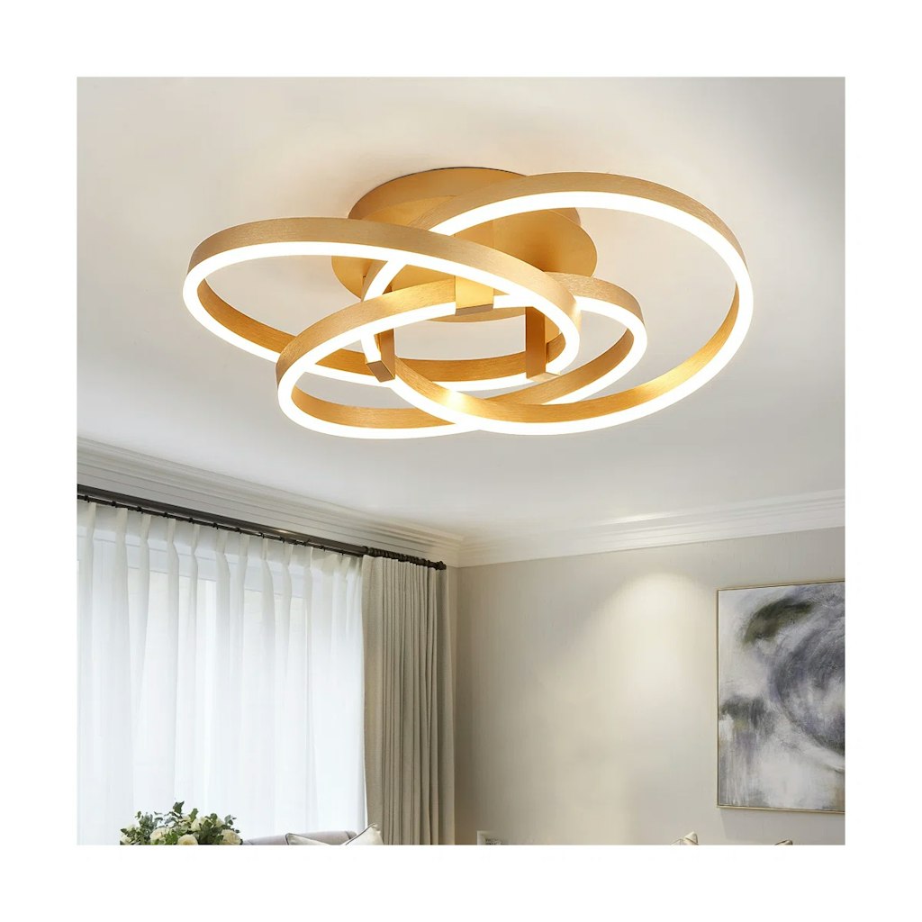 Wayfair Wade Logan Arlyss Integrated LED Semi Flush Mount Promo: $180 + extra 10% off