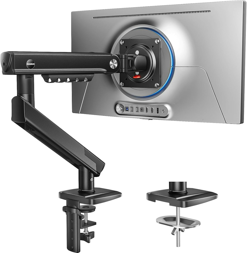 Huanuo FlowLift Pro Monitor Arm for 13" to 32" Screens: $19.91