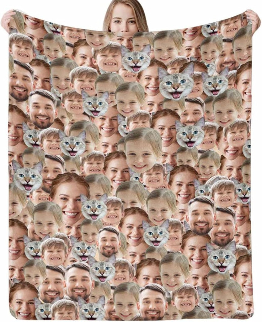 Custom Blanket w/ 5 Faces: $7.19