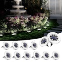 LED Solar Ground Light 12-Pack for $15 + free shipping w/ Prime