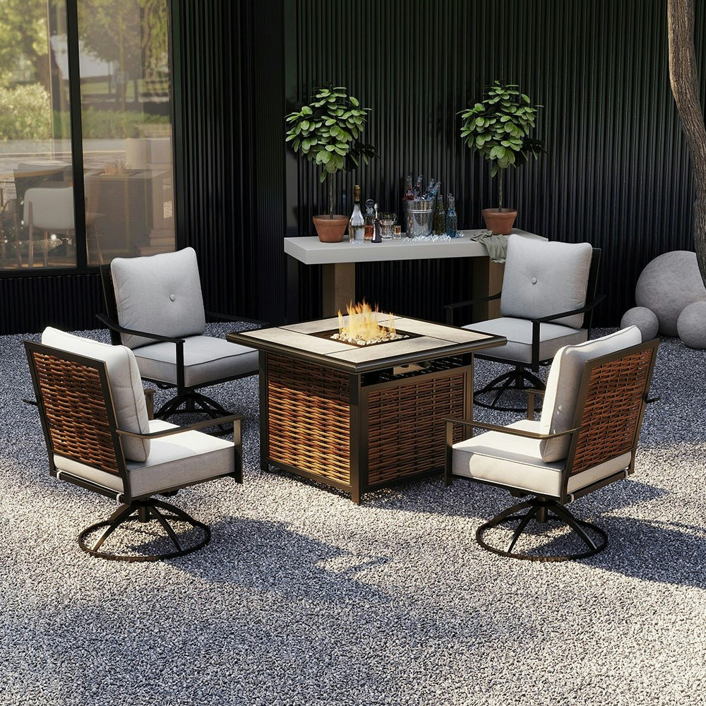 4-Piece Outdoor Fire Pit Set: $539.10