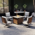 4-Piece Outdoor Fire Pit Set for $539.10 + free shipping