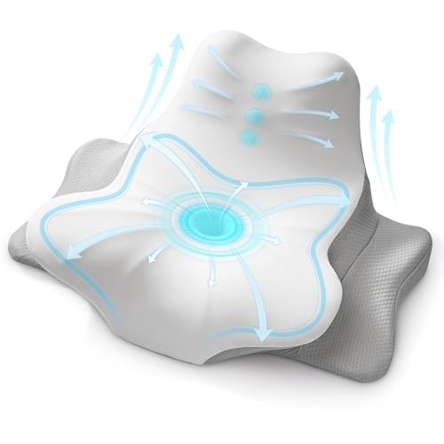 Contour Memory Foam Cervical Reading Pillow for Bed: $16.11