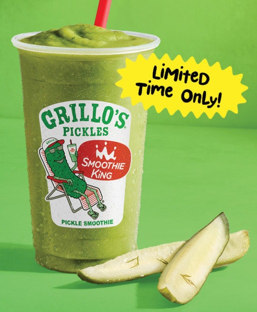 Smoothie King Grillo's Pickle Smoothie: Free on May 16