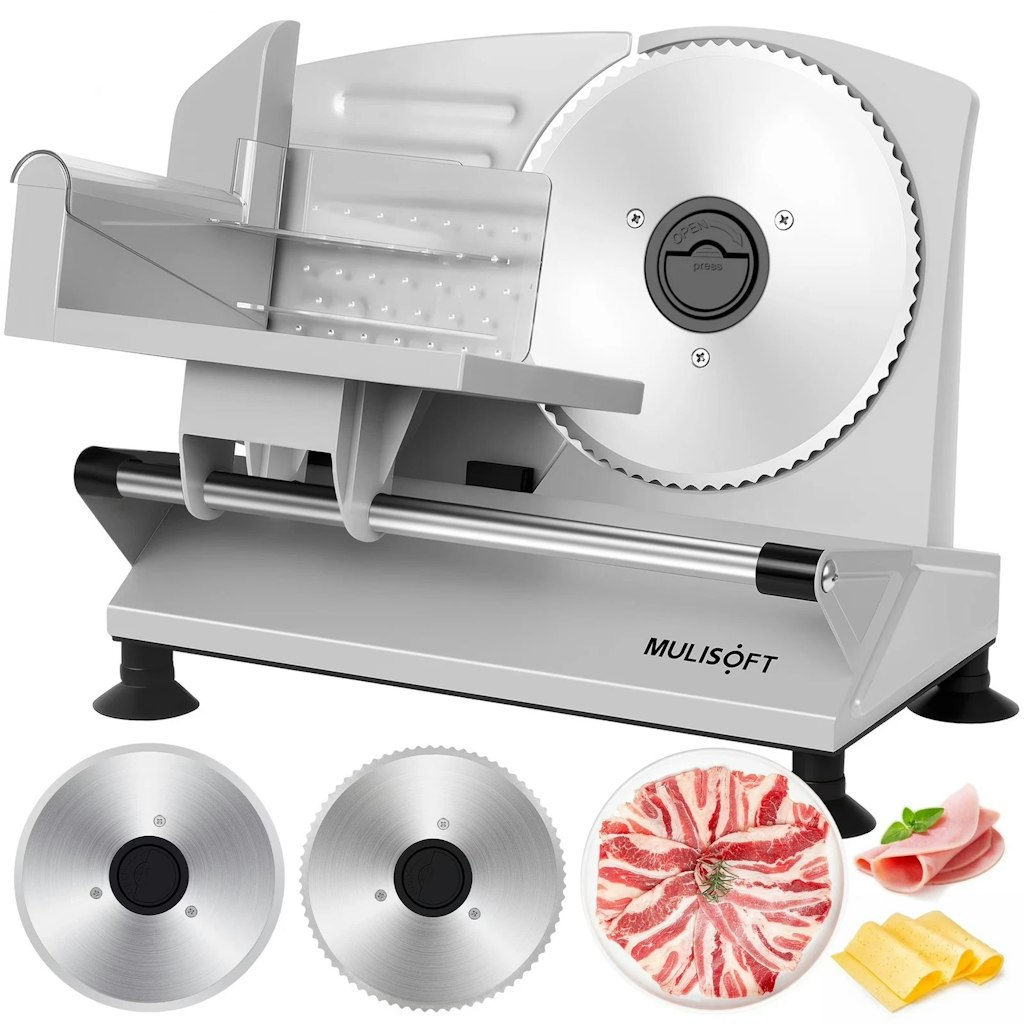 Open-Box Mulisoft Electric Meat Slicer: $51