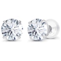 1.50-TCW Lab-Grown Diamond Stud Earrings in 14K Gold + free shipping