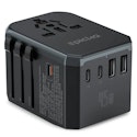 Epicka GaN Universal Travel Adapter w/ USB + free shipping