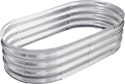 TATAANTY Galvanized Raised Garden Bed 4x2x1' Oval Planter Box + free shipping w/ Prime