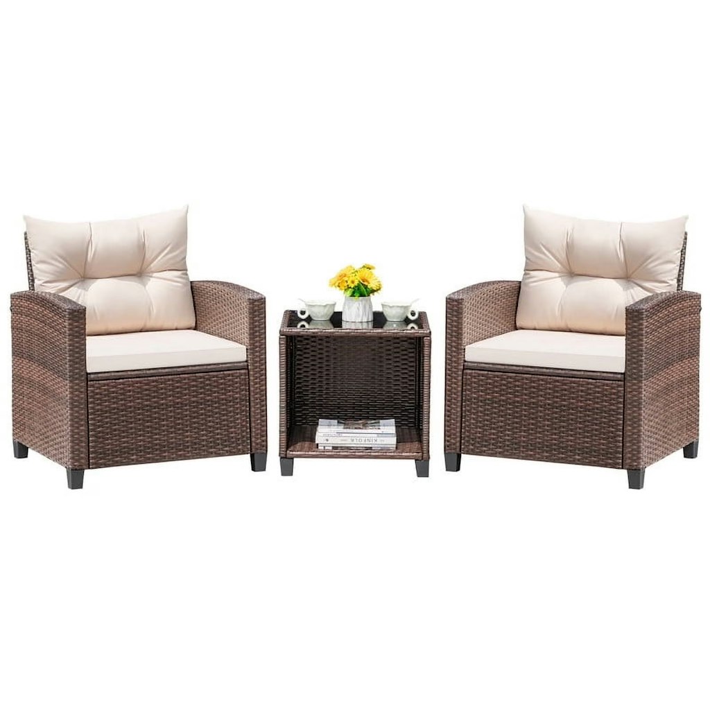 Devoko 3-Piece Patio Furniture Set: $170