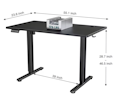 Electric Height Adjustable Standing Desk for $69 + free shipping