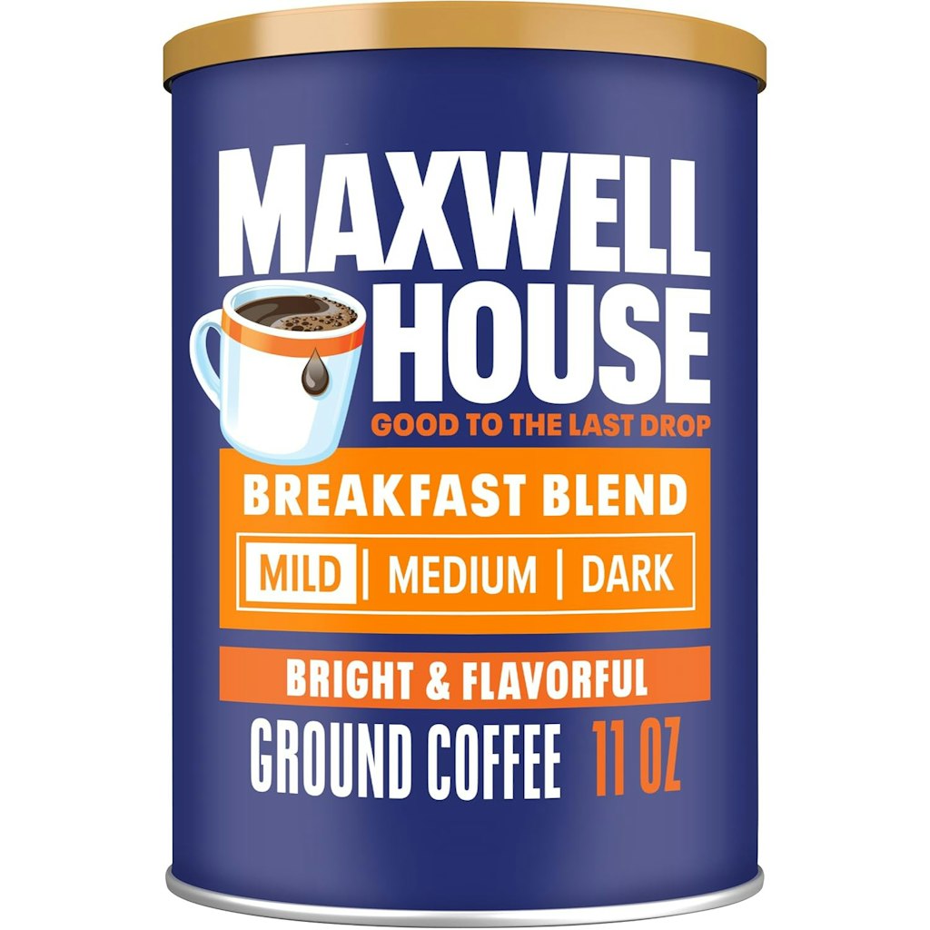 Maxwell House Breakfast Blend Ground Coffee 11-oz. Canister: $5.69 via Sub & Save