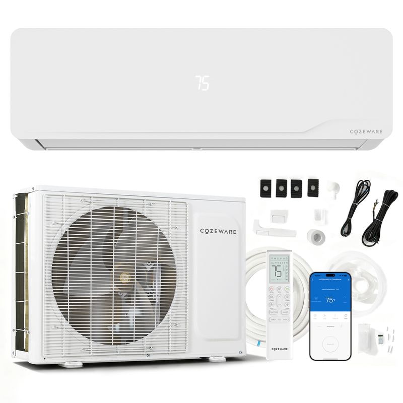 Cozeware 12,000 230V BTU Mini Split Ductless Air Conditioner: $480 Cozeware 12,000 230V BTU Mini Split Ductless Air Conditioner: $480