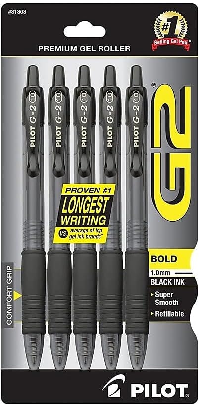 Pilot G2 Premium Refillable & Retractable Rolling Ball Gel Pen 5-Pack: $4.20 Pilot G2 Premium Refillable & Retractable Rolling Ball Gel Pen 5-Pack: $4.20