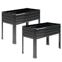 Galvanized Raised Garden Bed 2-Pack + free shipping