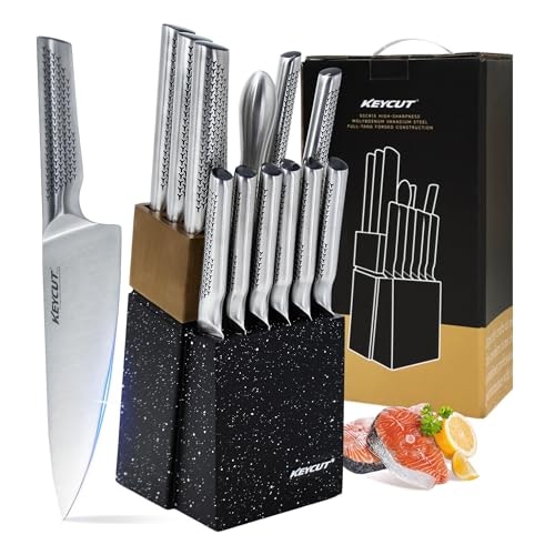 Keycut 13-Piece High Carbon Steel Knife Set: $51.99 Keycut 13-Piece High Carbon Steel Knife Set: $51.99