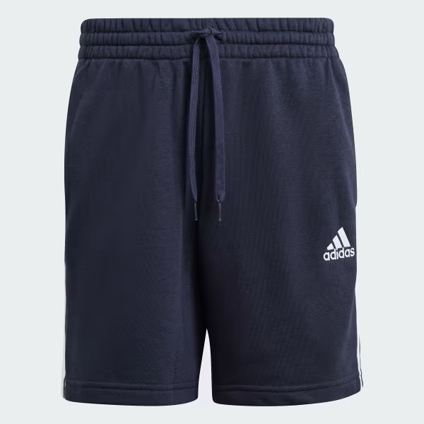 adidas Men's Essentials 3-Stripes French Terry Shorts: $12 adidas Men's Essentials 3-Stripes French Terry Shorts: $12