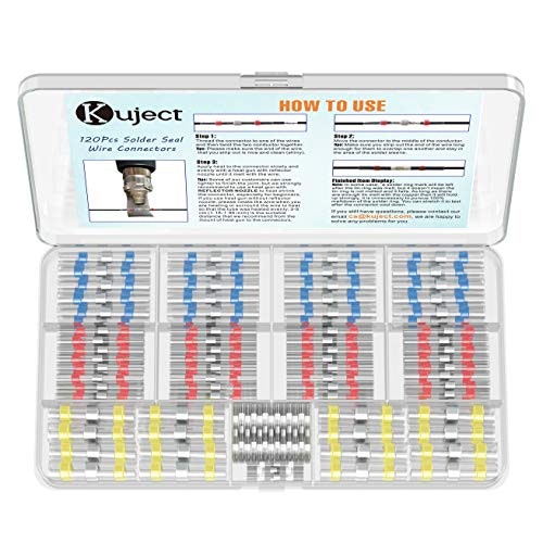 Kuject 120-Piece Solderless Seal Wire Connectors: $5.35 Kuject 120-Piece Solderless Seal Wire Connectors: $5.35