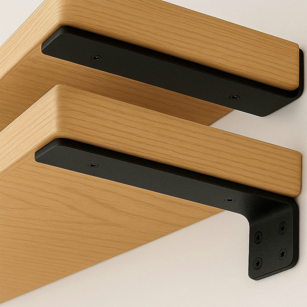 Oivggur Floating Shelf Bracket 6-Pack: $9.59 Oivggur Floating Shelf Bracket 6-Pack: $9.59
