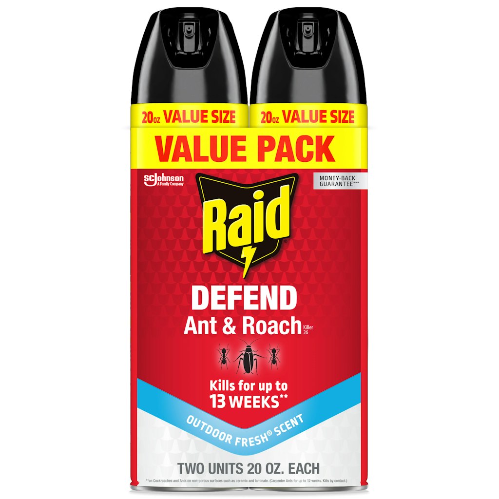 Raid Defend Ant & Roach 20-oz. Spray 2-Pack: $9.98