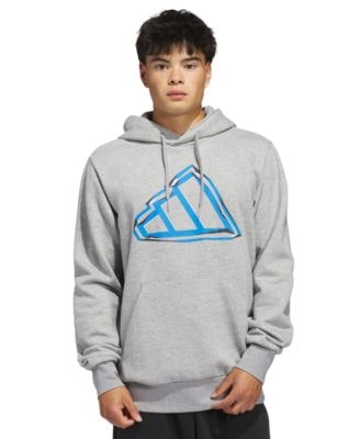 adidas Men's Graphic Big Logo Sportswear Hoodie: $16