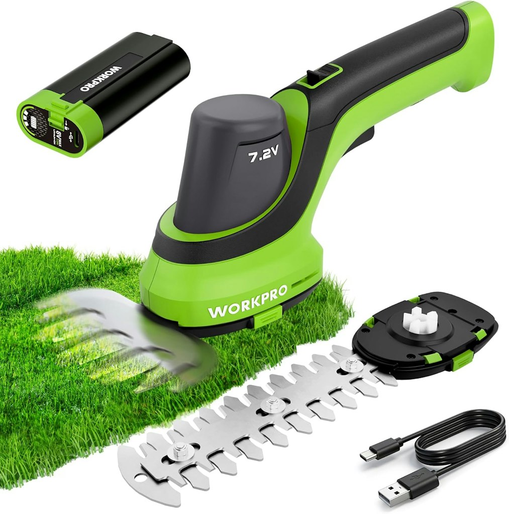 WorkPro 2-in-1 Cordless Hedge Trimmer & Grass Shears Kit: $39 WorkPro 2-in-1 Cordless Hedge Trimmer & Grass Shears Kit: $39