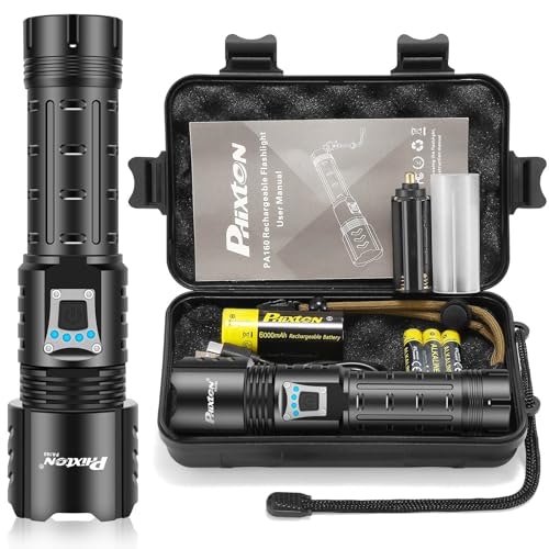 Phixton Rechargeable LED Flashlight: $10.19