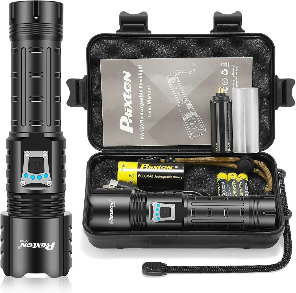Phixton Rechargeable Flashlight: $9.89 Phixton Rechargeable Flashlight: $9.89