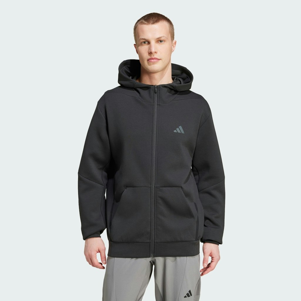 adidas Men's Designed for Training Full-Zip Track Jacket: $25