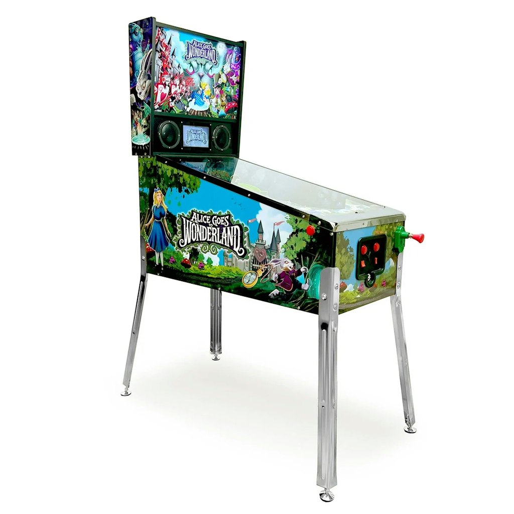Wonderland Amusements Alice Goes to Wonderland Pinball Machine: $1054