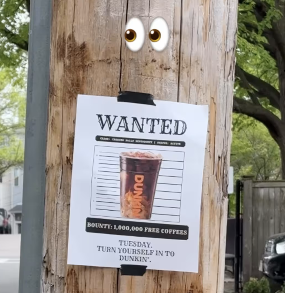 Dunkin' Coffee: Free for a million people