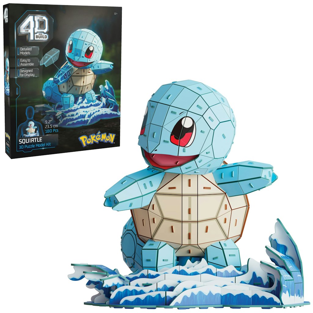 4D Build Pokémon Squirtle 3D Model Kit: $12 4D Build Pokémon Squirtle 3D Model Kit: $12