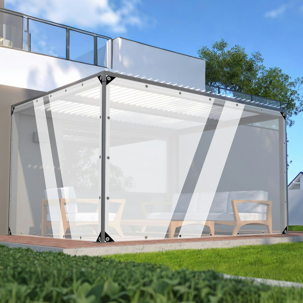 8x10-Foot Clear Tarp: $39