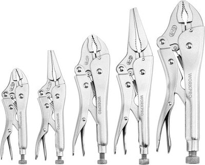 WORKPRO 5-Piece Locking Pliers Set: $15.51