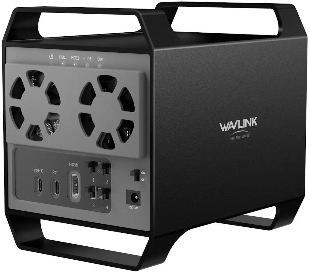 Wavlink 4-Bay Hard Drive Enclosure: $100