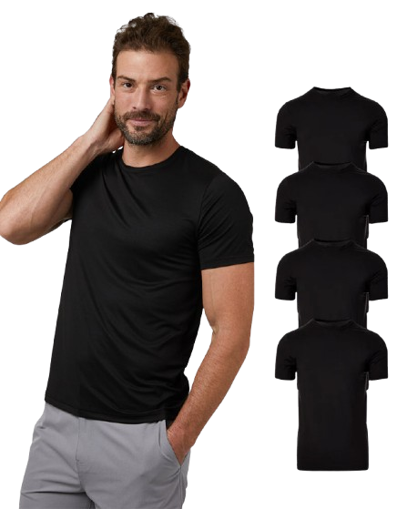 32 Degrees Men's Cool lassic Crew T-Shirt 4-Pack: $13