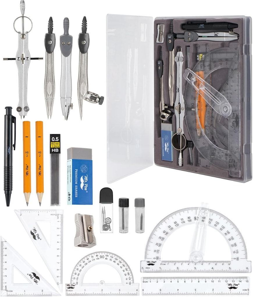 Mr. Pen 15-Piece Geometry Set: $9.99