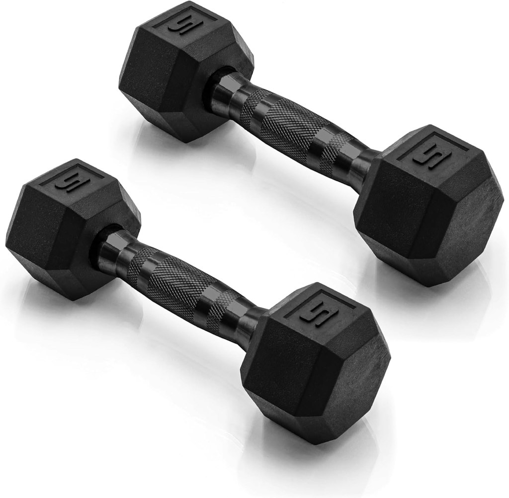 CAP Barbell Coated Dumbbell Weight 5-lb. Pair: $13 CAP Barbell Coated Dumbbell Weight 5-lb. Pair: $13