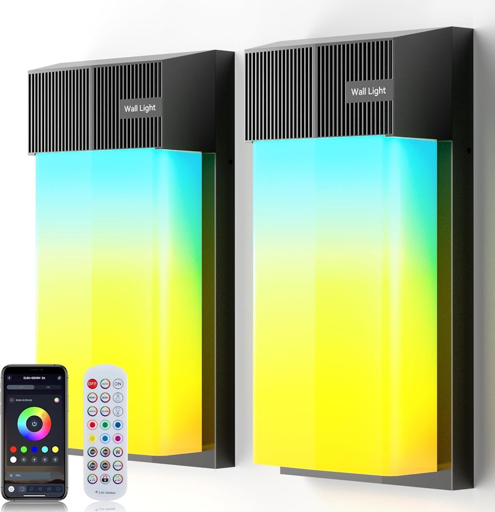 Smart Outdoor 1,500LM Wall Light 2-Pack: $11.87 Smart Outdoor 1,500LM Wall Light 2-Pack: $11.87