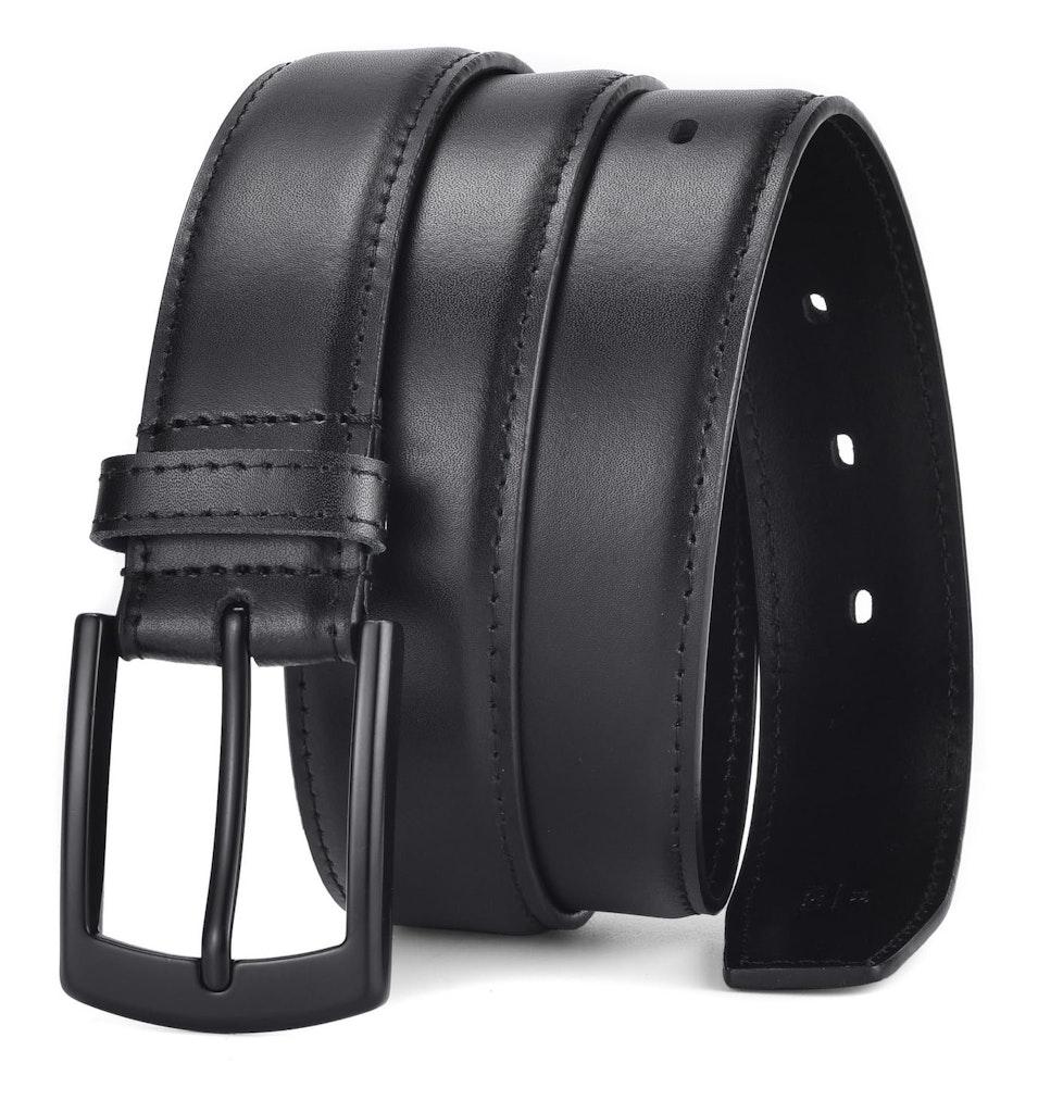 Men's Leather Dress Belt: 1 cent Men's Leather Dress Belt: 1 cent