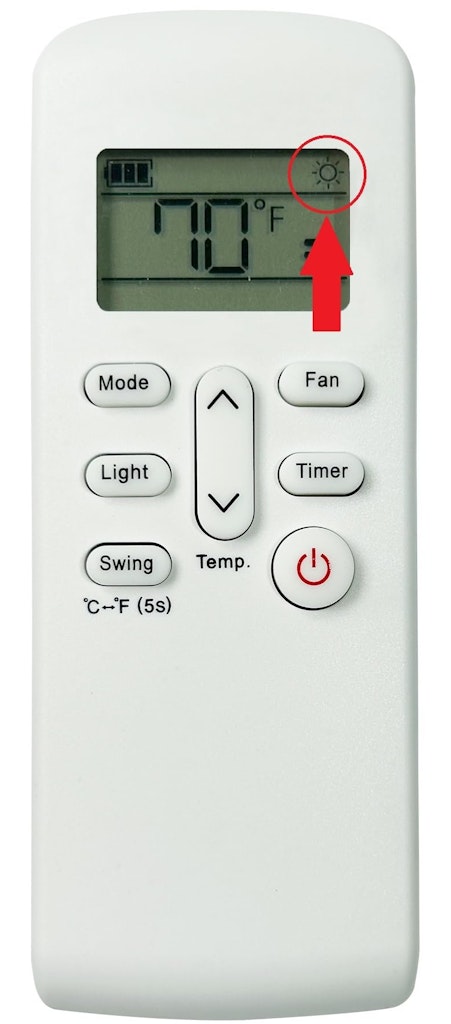 Replacement Remote Control for LG Portable Air Conditioner: 1 cent Replacement Remote Control for LG Portable Air Conditioner: 1 cent