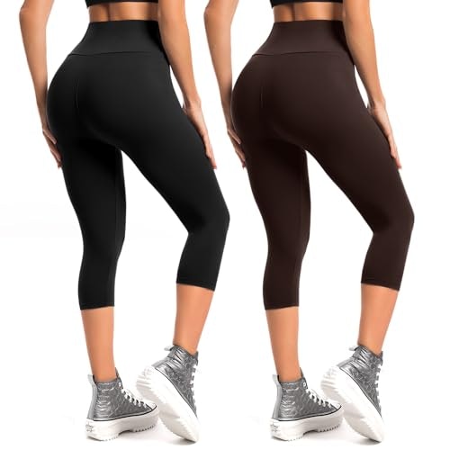 Leafigure 2-Pack Women's Capri Leggings: 35% off