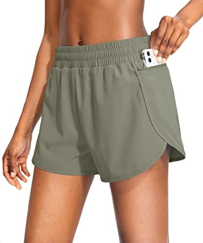 Soothfeel Women's 3" High-Waisted Running Shorts with Zipper Pockets: $14.79 Soothfeel Women's 3" High-Waisted Running Shorts with Zipper Pockets: $14.79