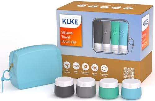 KLKE 23-Piece Silicone Travel Bottle Toiletry Set: $13.49 KLKE 23-Piece Silicone Travel Bottle Toiletry Set: $13.49