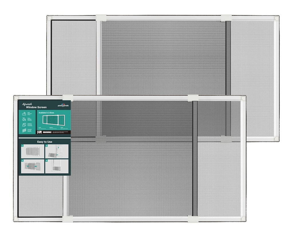 15" x 22" Expandable Horizontal Window Screens 2-Pack: $36 15" x 22" Expandable Horizontal Window Screens 2-Pack: $36