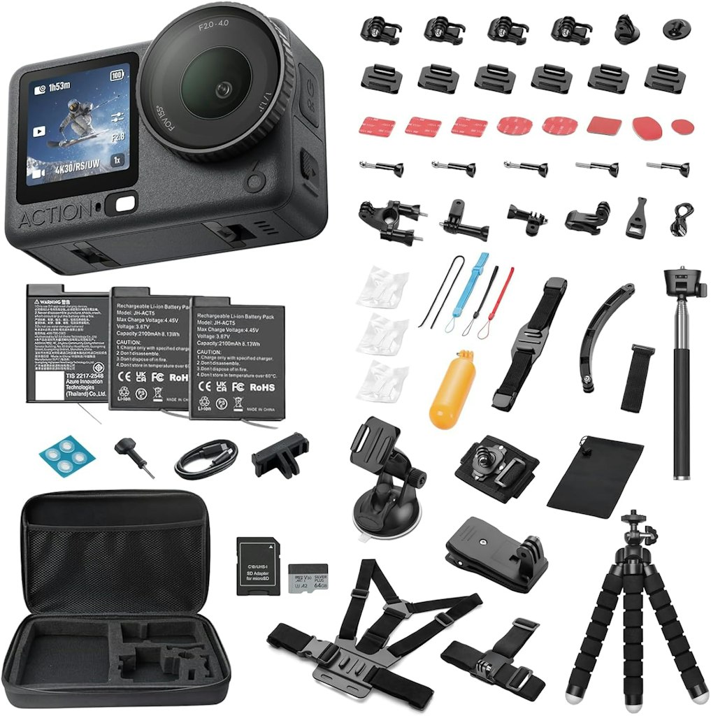 DJI Osmo Action 6 8K Waterproof Action Camera Bundle: $537.99
