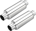 LCGP 2.25" Inlet Universal Resonator Muffler 2-Pack for $35 + free shipping