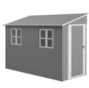 4x10-ft. Galvanized Steel Outdoor Shed for $214 + free shipping