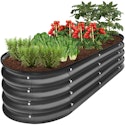 Best Choice Products 4x2ft Outdoor Raised Metal Oval Garden Bed for $30 + free shipping w/ $35