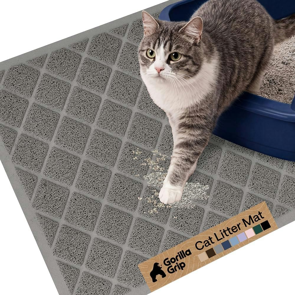 Gorilla Grip 24" x 17" Cat Litter Box Mat: $9.89 Gorilla Grip 24" x 17" Cat Litter Box Mat: $9.89